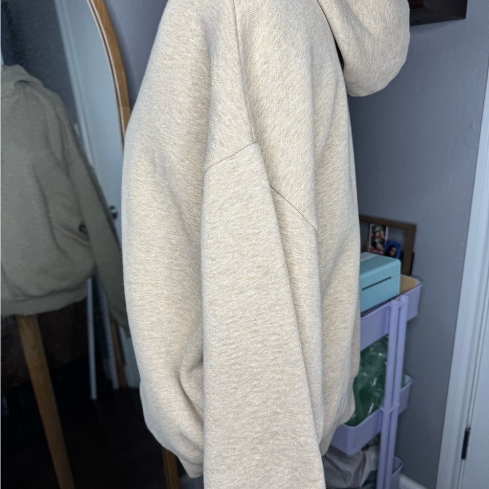 Essentials Light Beige Turtleneck Sweater - Picture 3 of 4